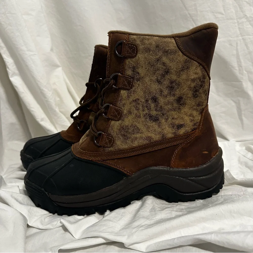 3M Thinsulate Men's Brown and Black Snow Boots